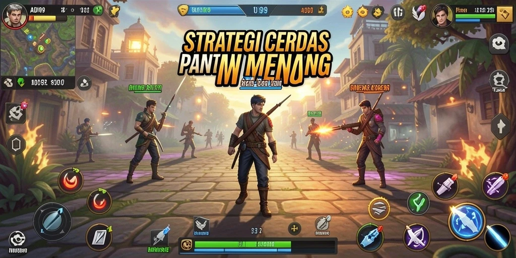 Tampilan gameplay ADI99 yang mendebarkan dan strategis.