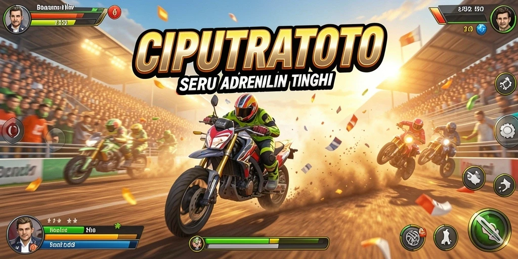 Tampilan gameplay menarik dari CIPUTRATOTO dengan kecepatan tinggi.