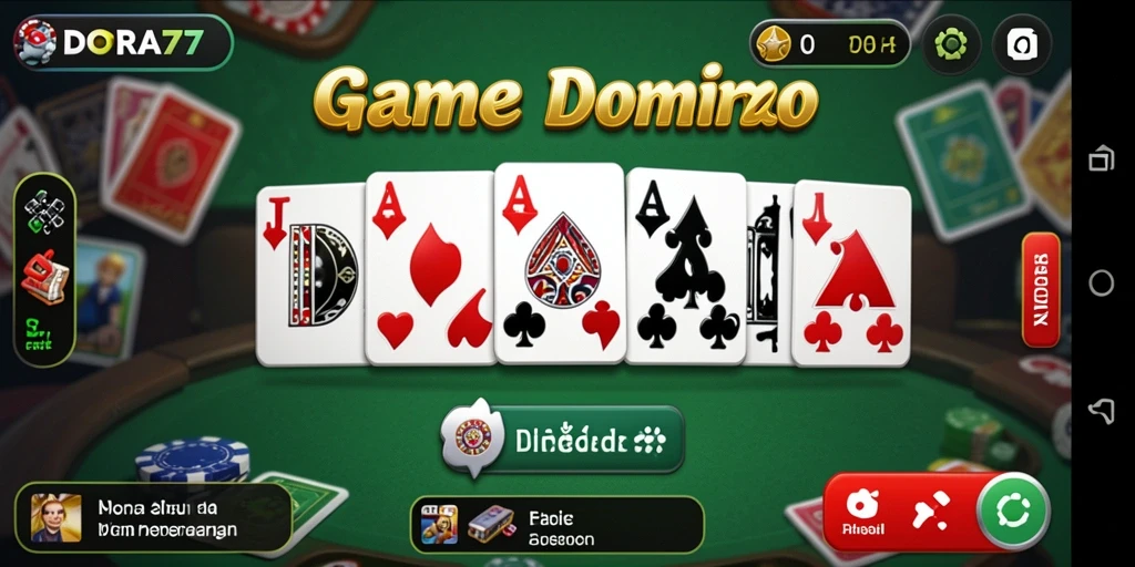 Screenshot mendebarkan dari gameplay DORA77 yang menarik.