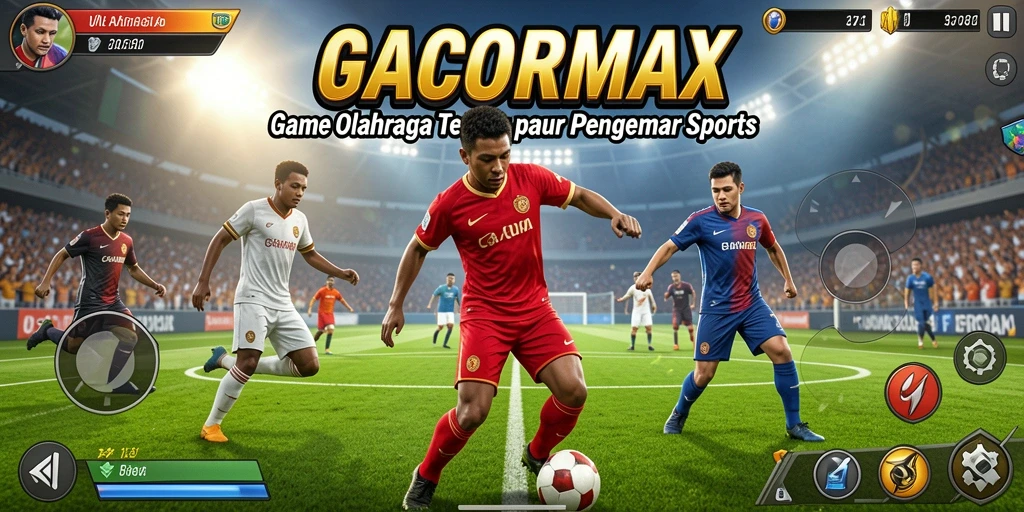 Tampilan permainan GACORMAX dengan aksi olahraga yang mendebarkan.