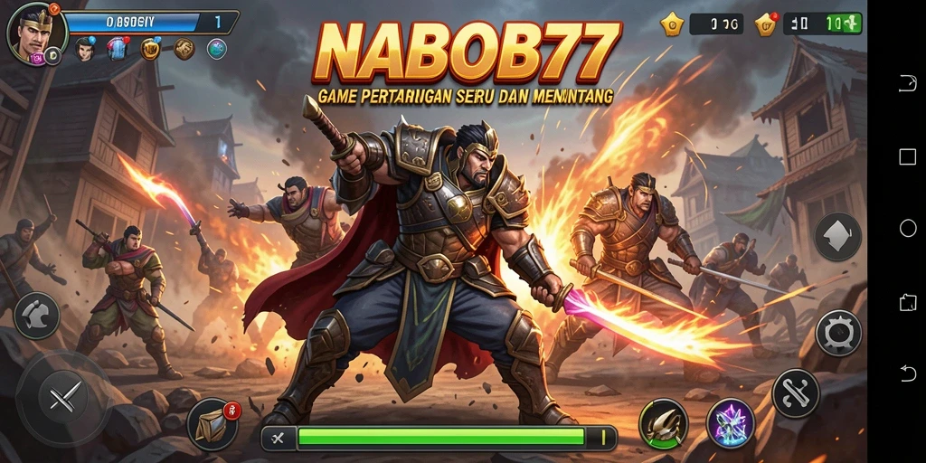 Tangkapan layar NABOB77 menampilkan aksi pertarungan yang mendebarkan.