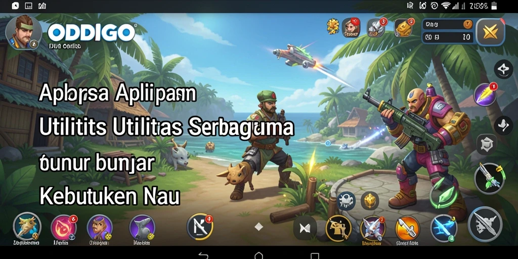 Tampilan antarmuka ODDIGO yang menarik dan fungsional.