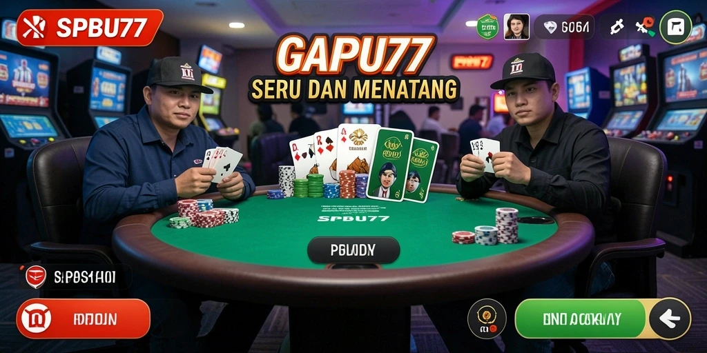 Tampilan menarik dari gameplay Poker di SPBU77.