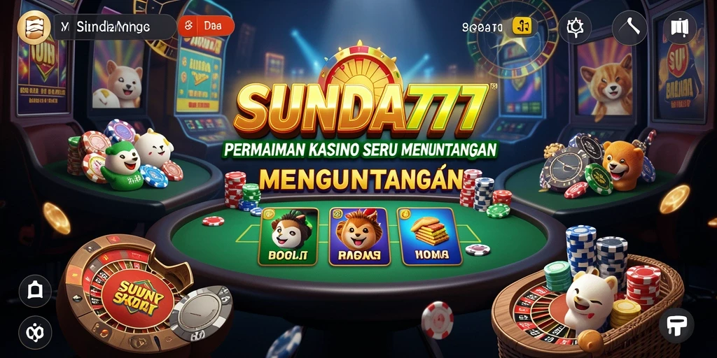 Tampilan gameplay mendebarkan di SUNDA777 Kasino.